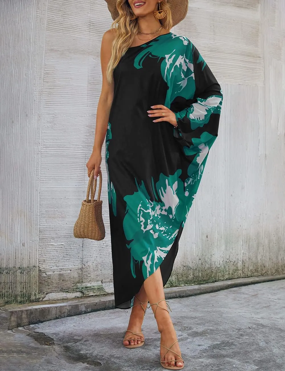 Bsubseach Kaftan Dresses for Women Plus Size Beach Cover Up Caftan Loungewear Vacation