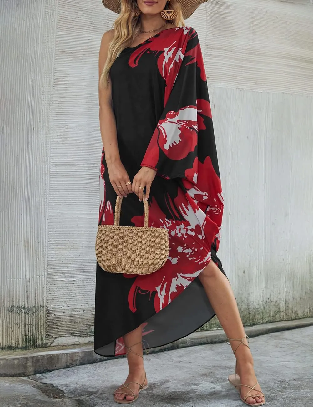 Bsubseach Kaftan Dresses for Women Plus Size Beach Cover Up Caftan Loungewear Vacation