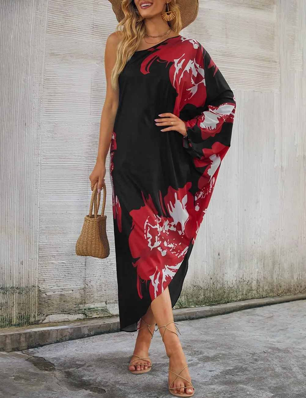 Bsubseach Kaftan Dresses for Women Plus Size Beach Cover Up Caftan Loungewear Vacation