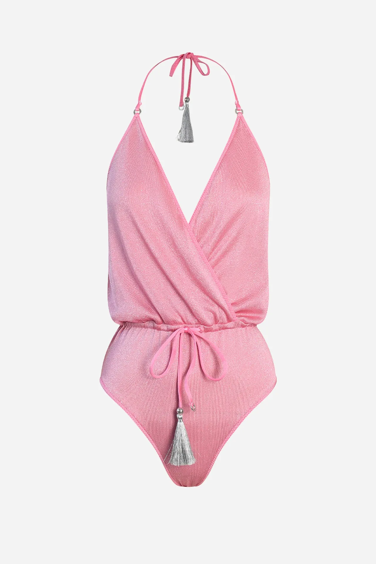 BubbleGum Glitter V-Swimsuit