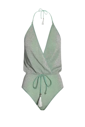 Ocean Glitter V-Swimsuit