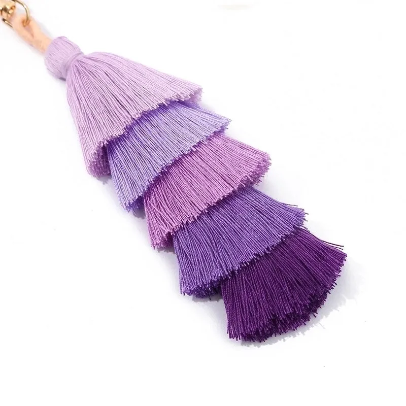 Polyester Tassel Gradient Color