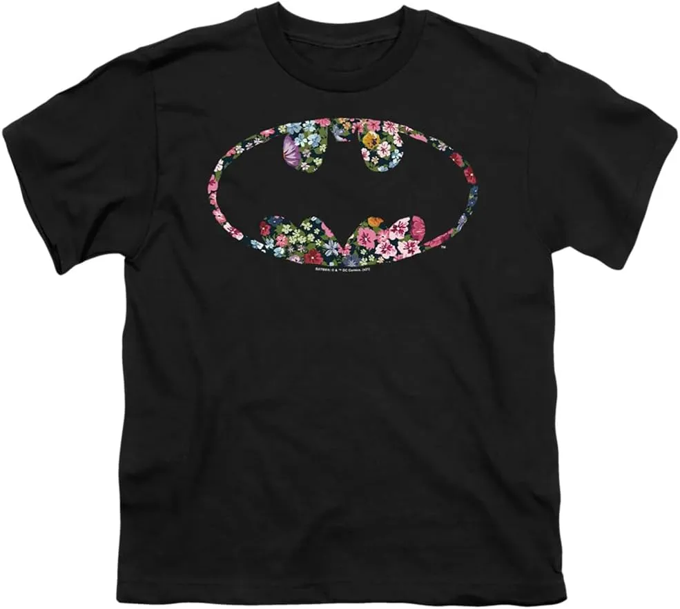 Popfunk Batman Bat Shield Logo Collection Kids T-Shirt for Youth Toddler Boys and Girls