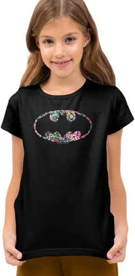 Popfunk Batman Bat Shield Logo Collection Kids T-Shirt for Youth Toddler Boys and Girls