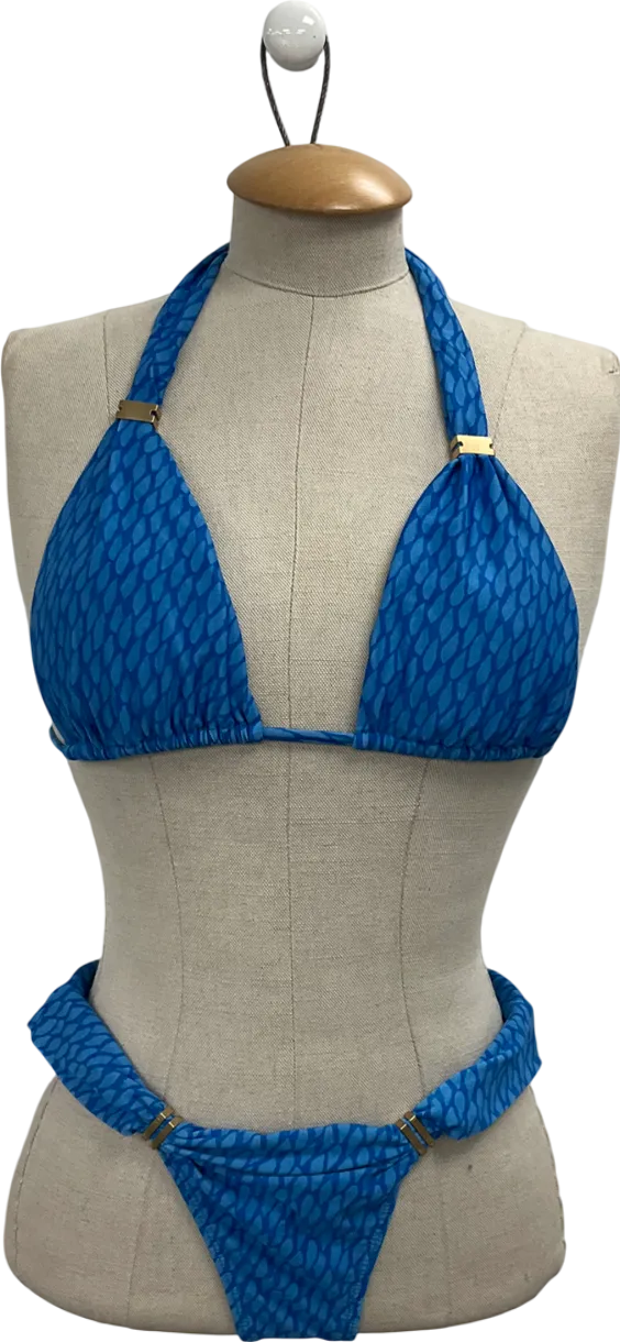 Vix Swimwear Blue Bia Tube Bikini UK S
